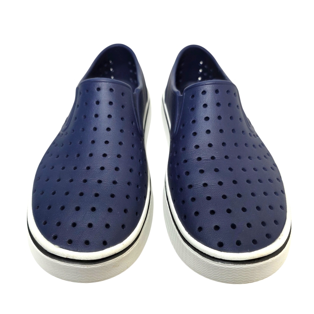 Native Navy Perforated Slip-On Shoes Unisex Mens Sz 7 Women's Size 9 Lightweight - Picture 3 of 12
